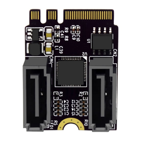 High Speed M.2 to SATA3.0 Expansion Card Ease Connection SATA Ports Expansion Card for PC