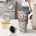 thumbnail image 3 of 30oz Double Wall Vacuum Tumbler - Stainless Steel, Tis The Season To Be Chicking Quencher, BPA-Free, Insulates Cold for 24h/Hot for 12h, Christmas Gift for Family & Friends, 3 of 5