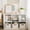 Full Off-White, variant on Extra Large Fabric Storage Baskets for Shelves 3 Pack, 16x13in Closet Storage Bins for Shelves, Canvas Baskets for Organizing, Linen Closet Organizers, Cloth Basket, Gray/Black