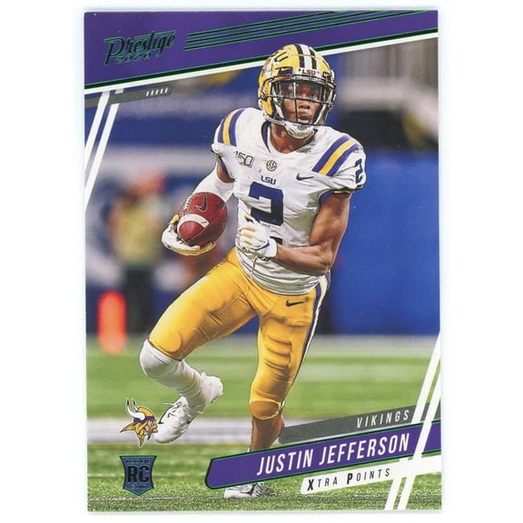 NFL 2020 Panini Prestige Green Justin Jefferson #267 (Rookie)