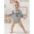 thumbnail image 3 of Argulvti Barboteuse de l\'Action de Grâce pour Bébé, Broderie de Lettres, Manches Longues, Col Rond, Combinaison Chandail, 3 of 6