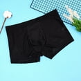 thumbnail image 4 of Joernso Men Butt Lift Boxer Briefs Solid Color Fake Butt Shorts Padded Hip Buttock Enhancer Breathable Mesh Underwear, 4 of 8