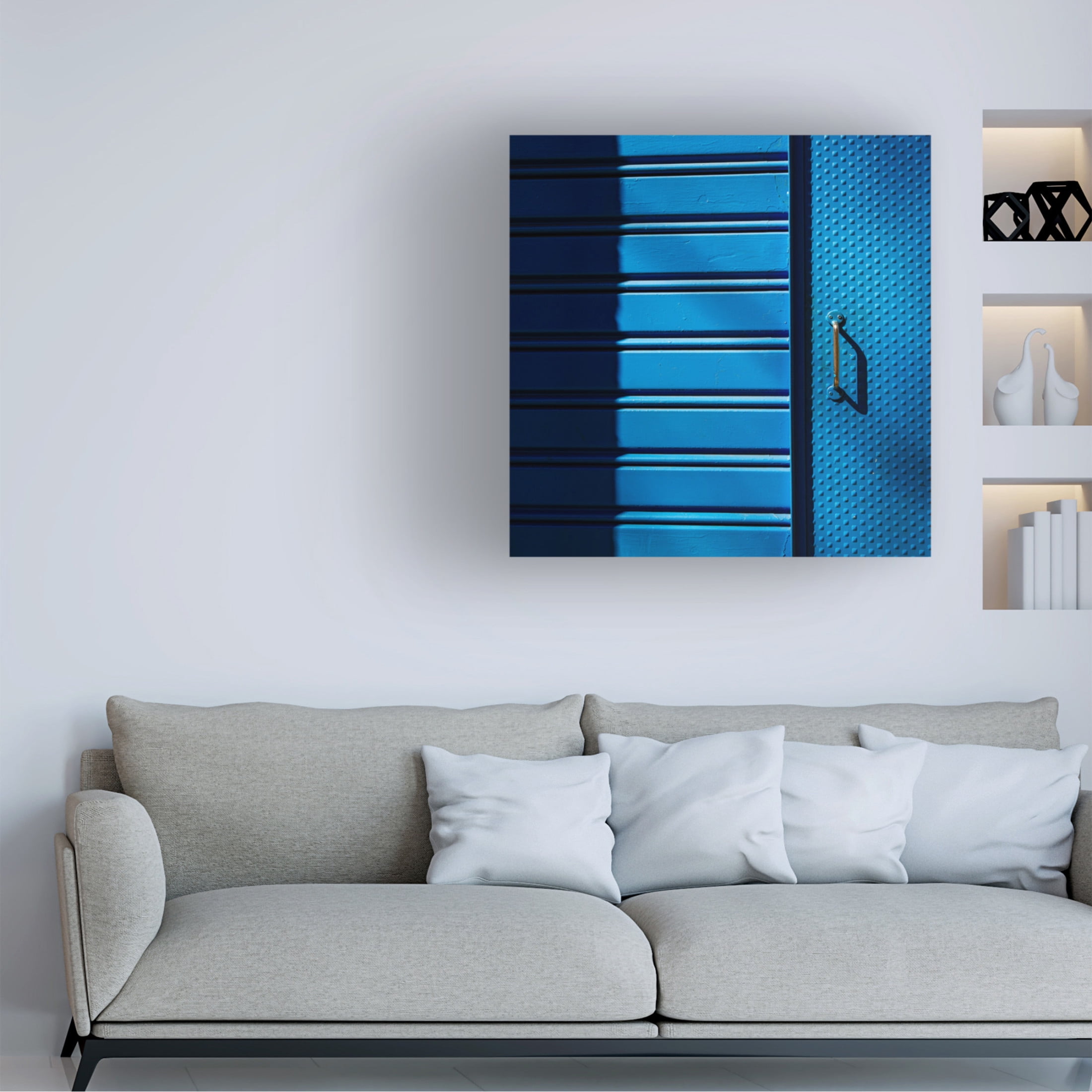 Canvas Wall Art - Inge Schuster 'Industrial Detail Barcelona' Wall Art for Living Room, Bedroom, or Office D?cor by Trademark Fine Art - 35 x 35 Inches