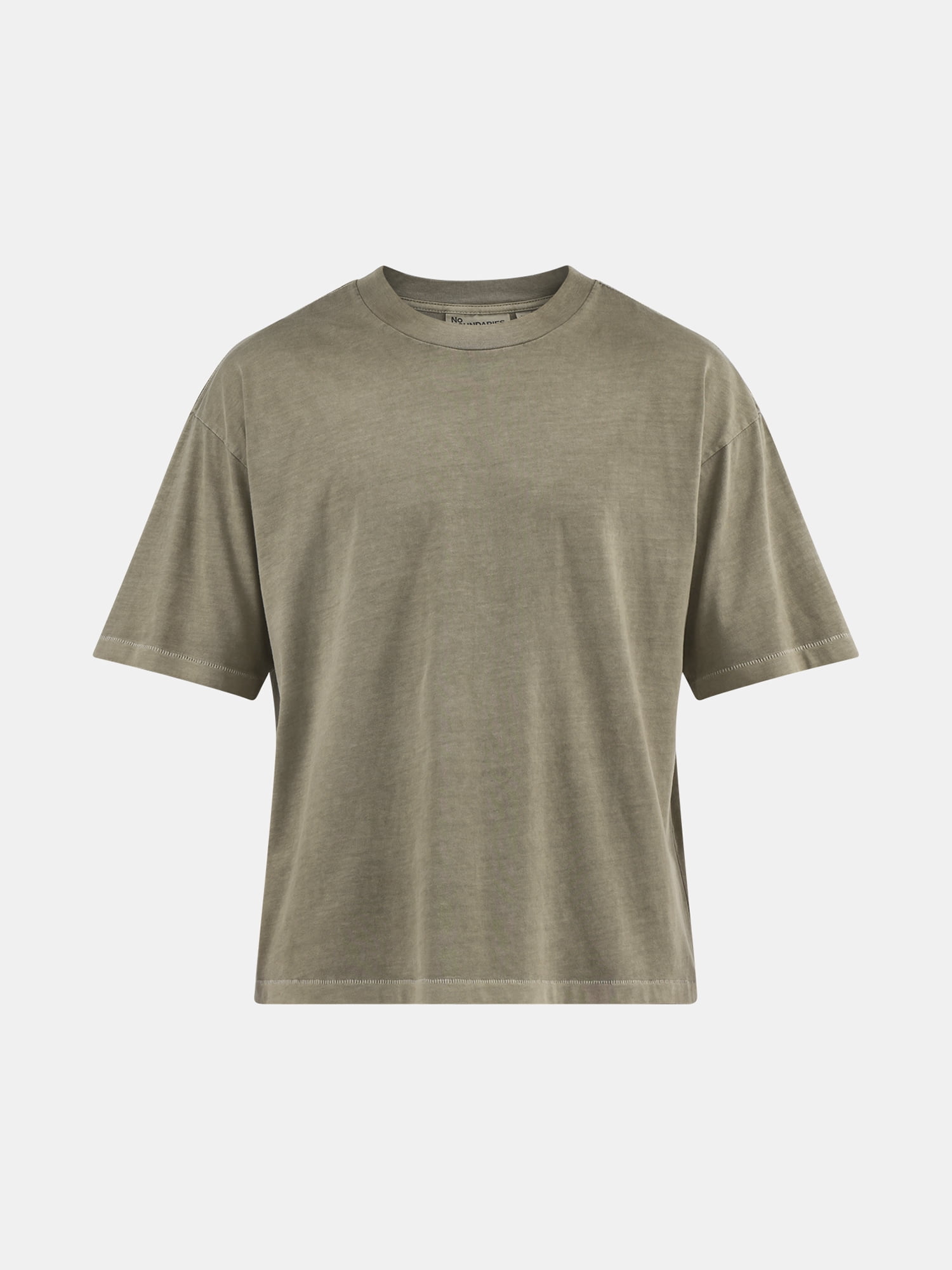 No Boundaries Cotton Oversized Cropped Tee with Short Sleeves, 2-Pack, Men's and Big Men's XS-5XL