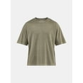 thumbnail image 5 of No Boundaries Boxy Cropped Tee, 2-Pack, Men's and Big Men's, 5 of 7