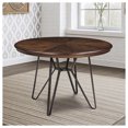 thumbnail image 2 of Signature Design by Ashley Centiar Round 45.5" Dining Table, Two-tone Brown, 2 of 7