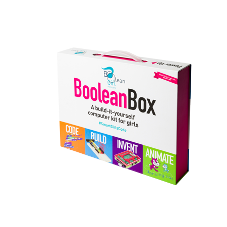 Boolean Box - A STEM Educational Computer KIT, Teaches Coding and Electronics, Includes