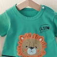 thumbnail image 5 of Emitonse Rompers for Baby Girl,Bodysuit Baby Girl, Newborn Baby Short Sleeved Thin Open Crotch Romper Baby Bodysuit Childrens Clothing Green,Size 12-15 Months, 5 of 5