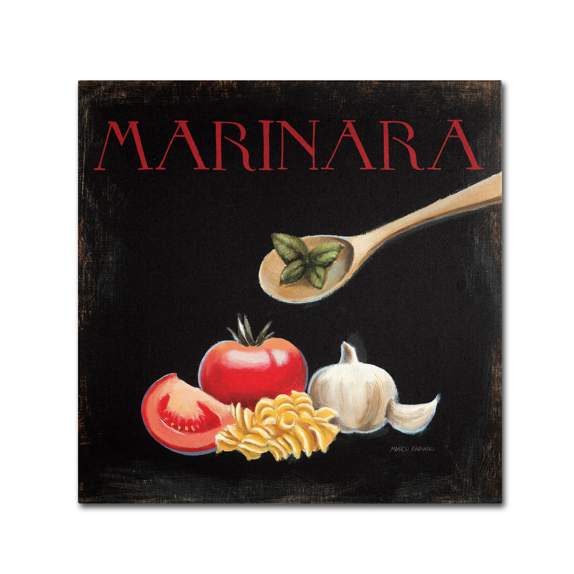 Trademark Fine Art "Italian Cuisine IV" Canvas Art by Marco Fabiano