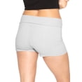 thumbnail image 3 of Stretch Is Comfort Women's Teamwear Foldover Yoga Shorts | Adult Small - 3x, 3 of 6