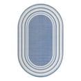 thumbnail image 3 of Unique Loom Lotus Collection Area Rug - Guyana (5' x 8' Oval Blue/Light Blue), 3 of 7