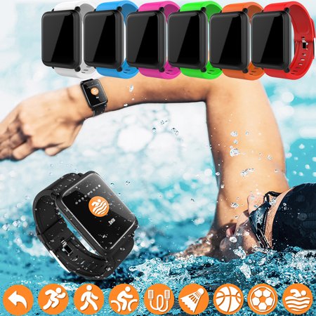 Smart Watch, Activity & Fitness Tracker Smart Wristband Bracelet with Sleep Monitor 1.3'' Screen Sport Pedometer fitness Watch Step Tracker/Calorie Counter Smartwatch for Android and (Best Step Counter App For Android Phone)
