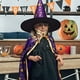 thumbnail image 4 of juegos de disfraces de Halloween para niños, capa de bruja, capa de bruja con sombrero, disfraz de Halloween para niños, accesorios de fiesta de cosplay para niños de 3 a 12 años (negro, morado). Sailing  Electrónica, 4 of 5