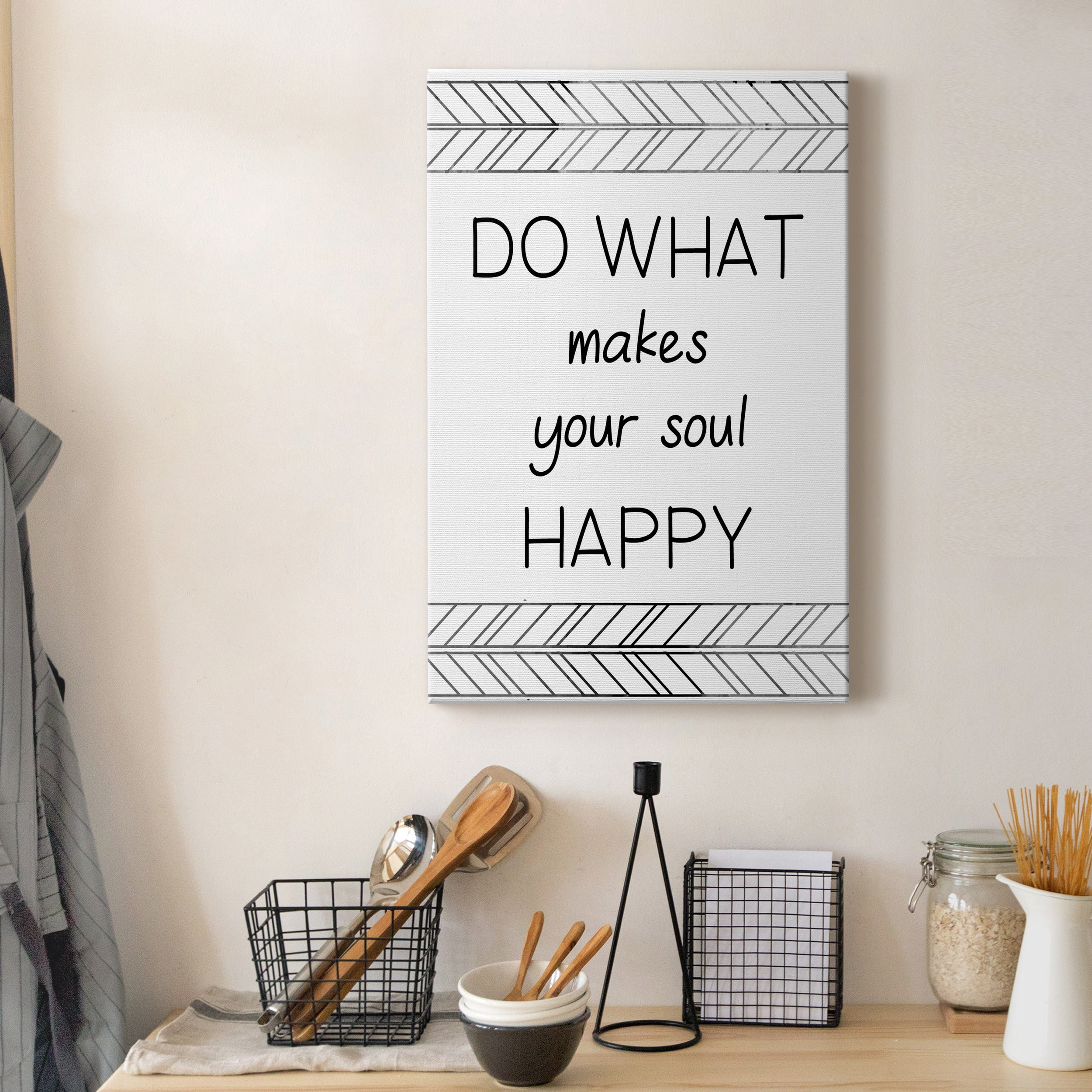 Your Soul Happy Premium Gallery Wrapped Canvas - Ready to Hang - 18 x 27