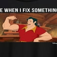 thumbnail image 3 of Disney Beauty & The Beast - Gaston's Strength - Me When I Fix Something - Juniors Ideal Flowy Muscle T-Shirt, 3 of 5