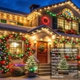 thumbnail image 4 of Red White Green Christmas String Lights Battery Operated, 100 LED Dual Color Changing Fairy Lights 33Ft with Remote Timer Twinkle Lights for Tree Wreath Decor, 4 of 17