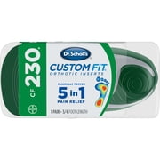 (2 pack) (2 Pairs) Dr. Scholl's Custom Fit CF230 Orthotic Shoe Inserts for Foot, Knee and Lower Back Relief