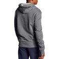 thumbnail image 2 of Champion Men's Powerblend Fleece Quarter Zip Hoodie with Embroidered Logo, up to Size 2XL, 2 of 6