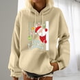 thumbnail image 2 of Blusa informal con bolsillo de manga larga y estampado de moda para mujer Pompotops  gfhjh7791, 2 of 6
