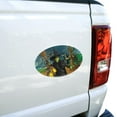 thumbnail image 2 of Wizard of Oz Wicked Witch Character Automotive Car Refrigerator Locker Vinyl Euro Oval Magnet, 2 of 5