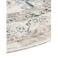 thumbnail image 6 of Unique Loom Charlotte Collection Area Rug - Quail (5' 3" x 8' Oval Gray Blue/Ivory), 6 of 7