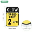 thumbnail image 3 of Uxcell 2-Pack Speed Limit 2 MPH Sign 12" x 8" Aluminum Weather Resistant Traffic Sign, 3 of 7