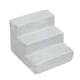 thumbnail image 5 of Escaleras con rampa para perros, escalones para mascotas, estables para sofá, sofá y cama alta, cubierta duradera lavable a máquina, escalera ligera Gris 3 pasos, 5 of 10
