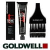 Goldwell Topchic Permanent Hair Color, 2.1 oz tube (with Sleek Tint Color Brush) (2N Black)