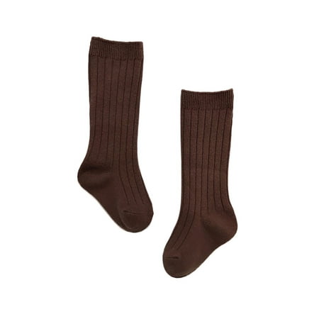 

Socks For Kids Baby Toddlers Girls Middle Socks 1 Pack Bow Ribbed Long Stockings Ruffled Socks School Leggings