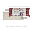thumbnail image 3 of VHC Brands Patriotic GBA Mason Jar Stars Pillow 12x28, Independence Day Decor, Stars and Stripes, Digital Print, Embroidered Cotton Pillow, Perfect for Bedroom, Entry, Living Room, Rectangle, Natural, 3 of 6