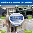 thumbnail image 5 of Nature’s Air Sponge Odor Absorber - 3-Pack, 1/2 Lb Each, Activated Charcoal Air Freshener for Home, Office & Car, Compact, Fresh Clean Air, Absorbs Pollutants & Smoke, 5 of 7