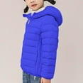 thumbnail image 6 of TFEOQRY Teen Boys Girls Parkas Padded Coats 3-16 Years Children's Fashion Solid Color Lightweight Down Cotton Jacket Long Sleeved Hooded Casual Jacket/Jacket Blue, 6 of 6