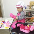 thumbnail image 3 of Wdftyju 11 Uds. Conjunto de Chef para niños, disfraz de cocinero, delantal, sombrero de Chef, juguetes para juego de rol de cocina para niños Wdftyju 3nt4kb8tm6pp3xy3, 3 of 9