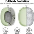 thumbnail image 3 of Natural Silicone Case for AirPods Max Earphones Scratch-Resistant Earpads Earmuff Headband Cover (Clear Green), 3 of 6