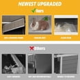 thumbnail image 6 of PETSCOSSET Guinea Pig Cage Indoor, Large Small Animal Cage on Wheels with Ramp & Hideout, Easy Clean Hamster Cage with Deep Pull-Out Tray, 6 of 6