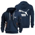 thumbnail image 4 of Sudadera con capucha para hombre, sudadera con cremallera, bolsillo con cremallera, estampado de lunares, para deportes, exteriores, informal, para uso diario, sudaderas ajustadas, 4 of 4