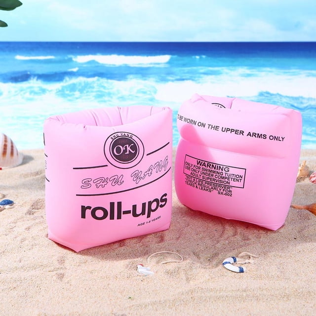2 uds. Anillos de brazo de natación para niños adultos, mangas flotantes para piscina inflables (rosa) Ndcxsfigh Para Estrenar