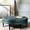 Blue, variant on Upholstered Living Room Centerpiece Ottoman | Decorate and Relax | Solid Wood Legs and Espresso Finish | Supports 250lbs
