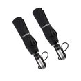 thumbnail image 1 of TradMall 2 Pack Travel Umbrella Windproof 46 Inches Large Canopy Reinforced Fiberglass Ribs Auto Open & Close, Black, 1 of 4