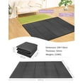 thumbnail image 3 of YR Foldable Yoga Mat, Large Thick Folding Exercise Mats for Travel Home Gym Fitness, TPE 10mm Black, 3 of 8