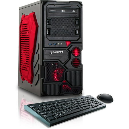 CybertronPC Borg-709 Desktop PC with AMD FX-6300 Hexa-Core Processor, 8GB Memory, 1TB Hard Drive and Windows 8.1 (Monitor Not Included)