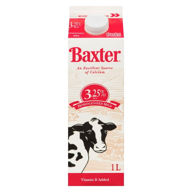 Baxter 3,25 % M.G. Lait, carton 1L 1 L