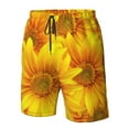 thumbnail image 5 of Naloa 3D Sunflowers Men's Beach Shorts, Surfing shorts, Swim trunks, Quick Dry Swim Trunks for Surfing Beach Fun - Large, 5 of 9