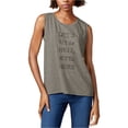 thumbnail image 1 of Rachel Roy Outta Here Camiseta sin mangas para mujer, gris, extragrande, 1 of 2