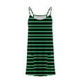 thumbnail image 4 of AUNVITO Girls Backless Sleeveless Stripped Strappy Dress with Pockets, 4 of 5