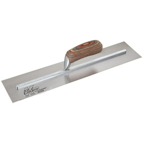 Kraft Tools PLE470 13"x5" Elite Series Five Star™ Carbon Steel Plaster Trowel w/Laminated Wood Handle