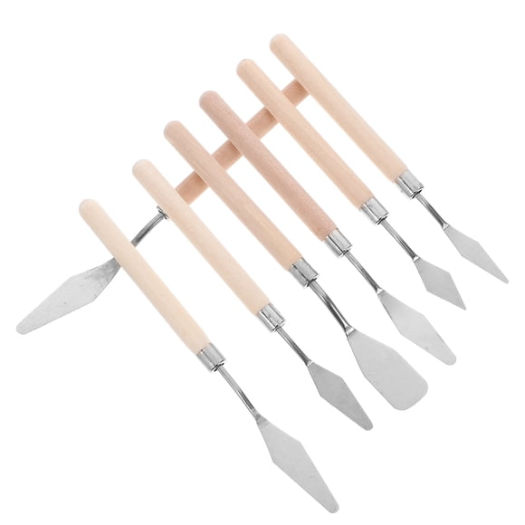 Homoyoyo 7Pcs Artist Blade Palette Knives Set for Watercolor and Oil Paint in 17.00X1.75X1.00CM Size