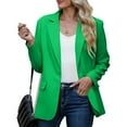 thumbnail image 6 of Luxalzxs Blazers for Women Trendy Notch Lapel Collar Long Sleeve Business Casual Work Office Suit Jackets Professional Dressy Blazers Outerwear, 6 of 8