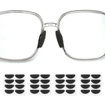 Uxcell 4 Pairs Glasses Nose Pads Soft Foam Eyeglass Nose Pads D-shaped, 1mm, Black