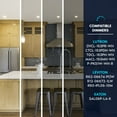 thumbnail image 6 of Luxrite 5 Inch Ultra Thin LED Recessed Light, 12W, 5CCT Color Selectable, Dimmable, 1000 Lumens, ETL, IC Rated 4-Pack, 6 of 7